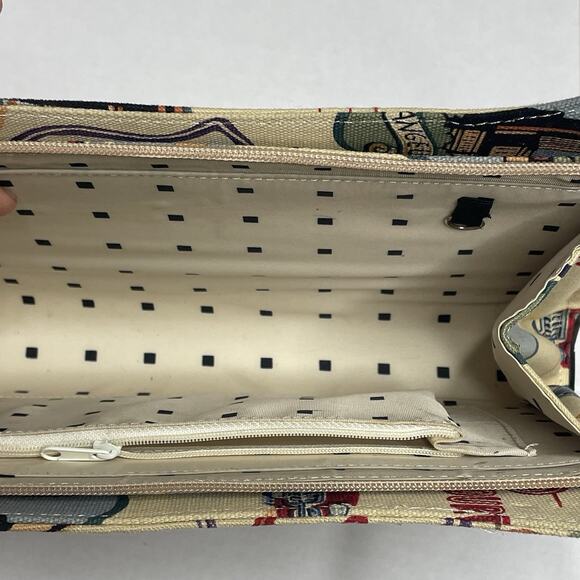 VTG Route 66 Shoulder Bag Purse USA 50s Car Retro Road Trip Collectible Travel - Picture 3 of 8